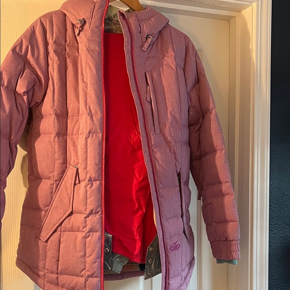 Nike Pink Ski & Snow Jacket with pants - Picture 2 of 5
